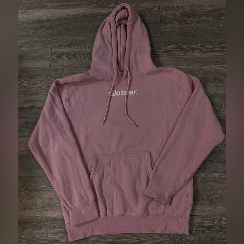 Glossier Original Pink Hoodie
